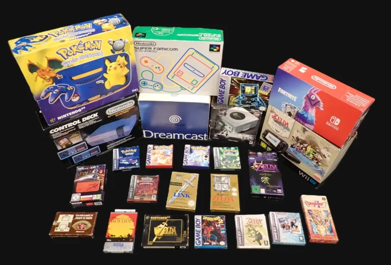 Vente geek rétrogaming Sega et Nintendo, 200 jeux en boite Zelda, Pokemon, Castlevania et RPG